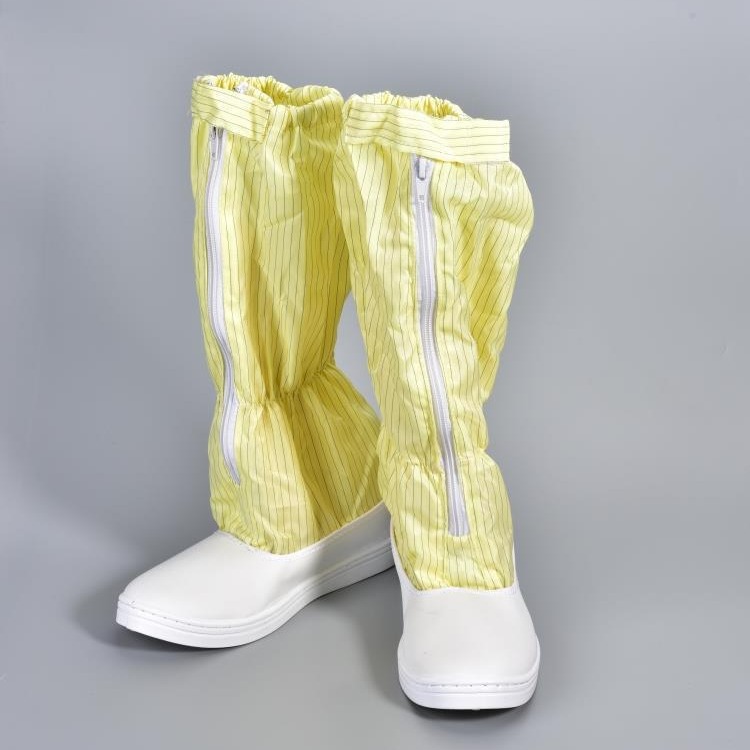 防静电高筒 无尘长筒靴 静电鞋 电子车间食品制药净化工作鞋