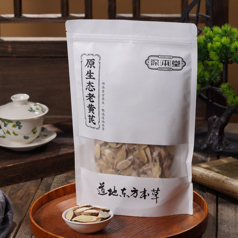Minxian Astragalus Root Slices 250g Large Cut Huang Qi for Herbal Soups and Daily Decoctions overview