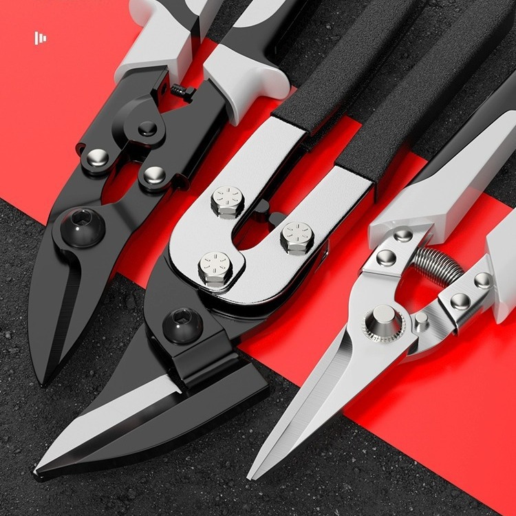 铁皮剪刀多功能航空剪工业用不锈钢龙骨剪刀铝扣板强力金属剪刀