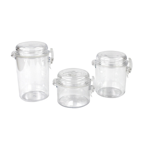 Yan broken packaging bottle American ginseng Panax notoginseng flower black wolfberry dendrobium sealed jar acrylic transparent packaging storage bottle