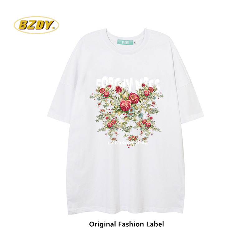 Vêtements pour hommes ~ printemps et été 2023, nouveau Costume de Couple chic chinois, T-shirt à manches courtes en coton pour hommes, classe d'étudiant_voghion.com