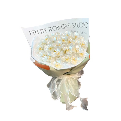 Mother's Day gift DIY handmade imitation pearl hand bouquet material package for mom girlfriend 520 