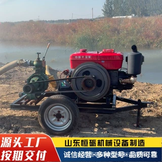 柴油移动式大流量灌溉高压抽水泵 农用浇地高扬程喷灌防汛灌溉泵