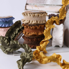 Double-sided wrinkled fungus plush elastic webbing DIY bow hair accessories gift flower packaging home textiles and clothing