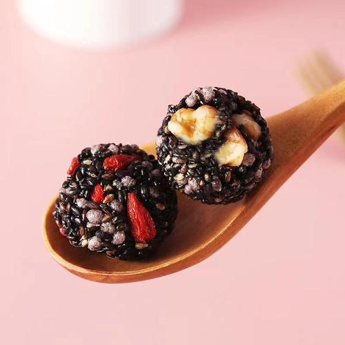 Black sesame balls, mixed nuts, red dates and sesame balls for delivery 500g, independent wedding candy snacks, sesame balls