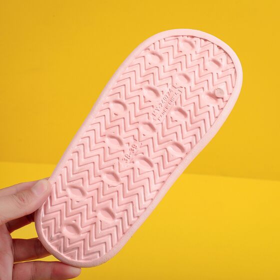 2025 Summer Line Slippers Women's Indoor Home Bathroom Anti-Slip Couple Thick Soled Home Sandals Men's Eva