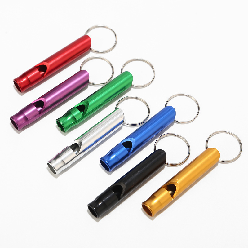 Small aluminum alloy whistle life-saving whistle referee training whistle outdoor supplies can add logo