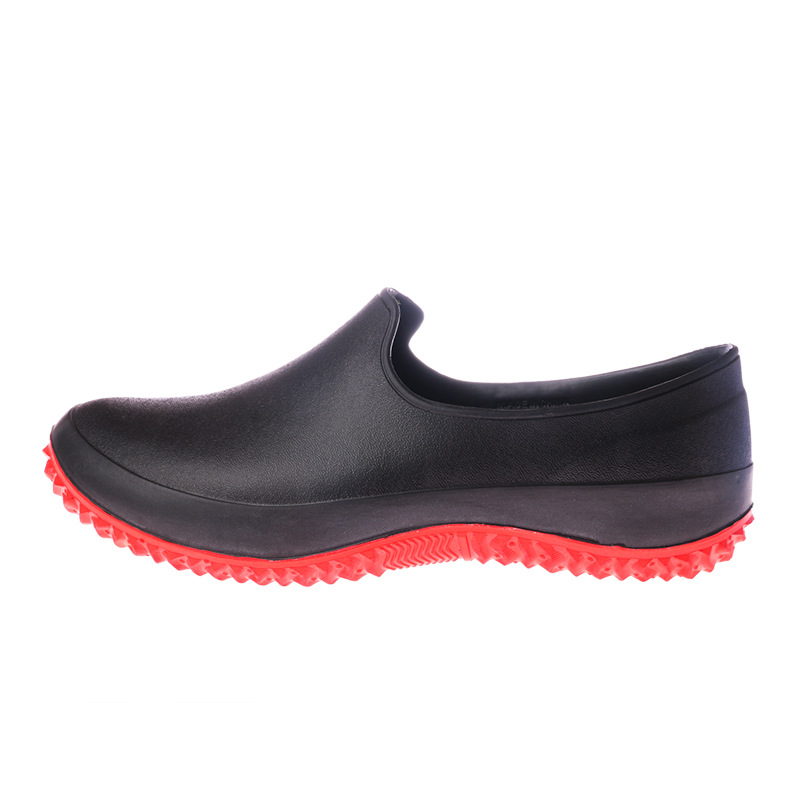 Nuevas botas de lluvia casuales para hombres y mujeres, botas de lluvia cortas, zapatos de agua de moda, zapatos de goma bajos, botas de lluvia casuales para adultos, una generación image 6