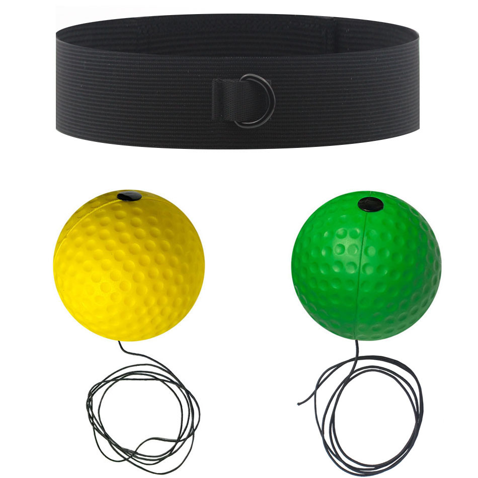 Bola de reacción de boxeo montada en la cabeza Descompresión Bola de fuga Bola de velocidad mágica Entrenamiento para adultos y niños Fitness Entretenimiento Inicio