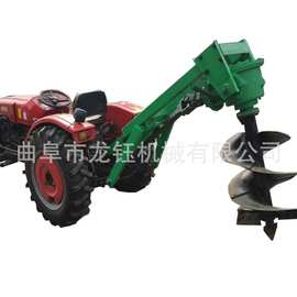 钻头可调节挖坑机 小型四轮车带挖坑机 挖坑机图片