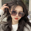 Trend retro sunglasses, glasses, sun protection cream, 2022 collection, internet celebrity, UF-protection