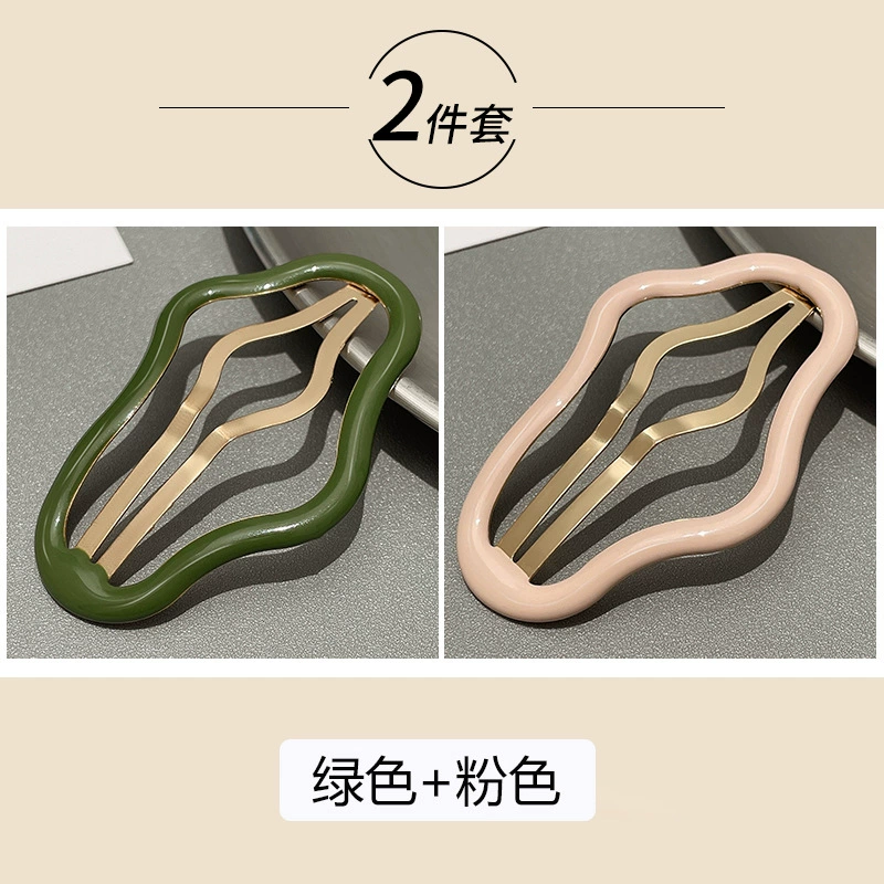 Зажим для волос BB Yun Duo, полая облачная форма, 6.8 см, легкий, assorted colors