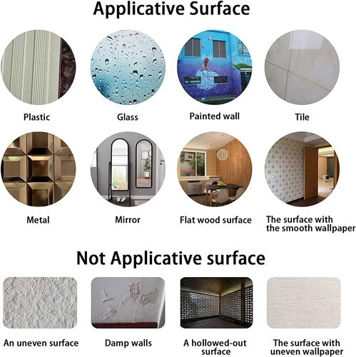 Butterfly Mirror Sticker Round Self-Adhesive Wall 3D Acrylic Removable Wall Decor Home Wedding Living Room Bedroom