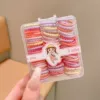 22# Princess Pink Twist Style (90 pieces) D (diameter about 2cm)