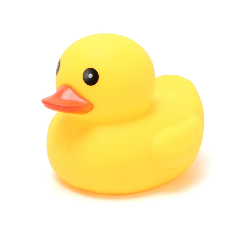 B.Duck, игрушка для игры в воде из мягкой резины, жёлтая уточка для плавания, антистресс, издаёт звуки
