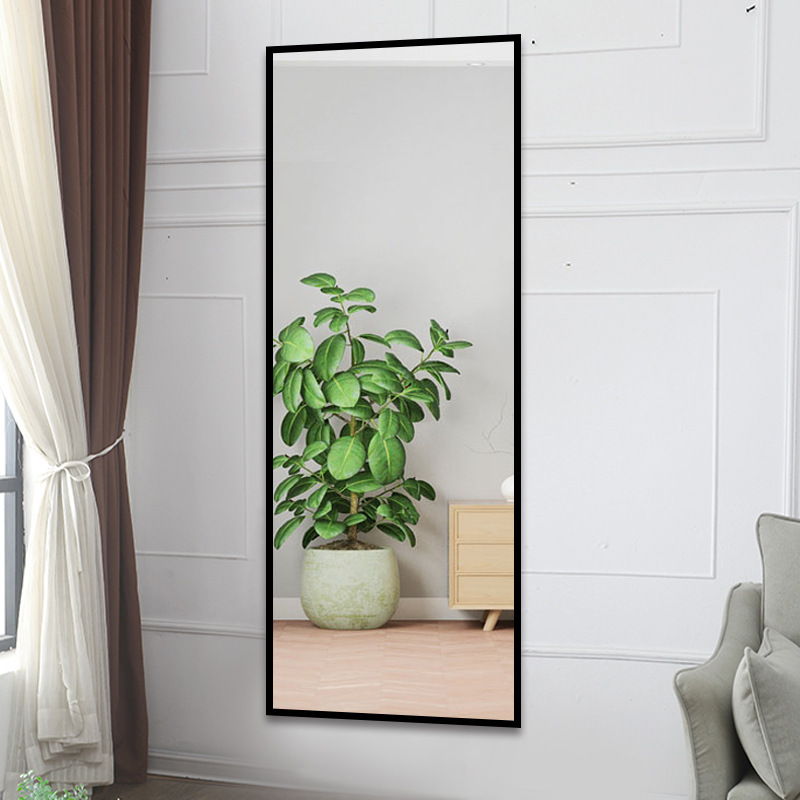 Espejo de cuerpo entero, espejo de probador para tienda de ropa, efecto adelgazante, vestidor en casa, espejo grande de pie, espejo de pared. image 5