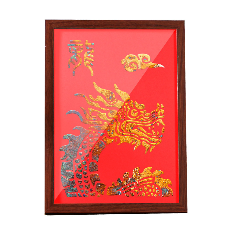 無形文化遺産焼き箔絵 DIY 手作り素材パッケージ ゴールド箔絵焼き箔絵 中秋節ウォームアップチームビルディング|undefined