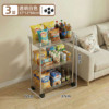1201 transparent color 3 layer cart 12cm crack