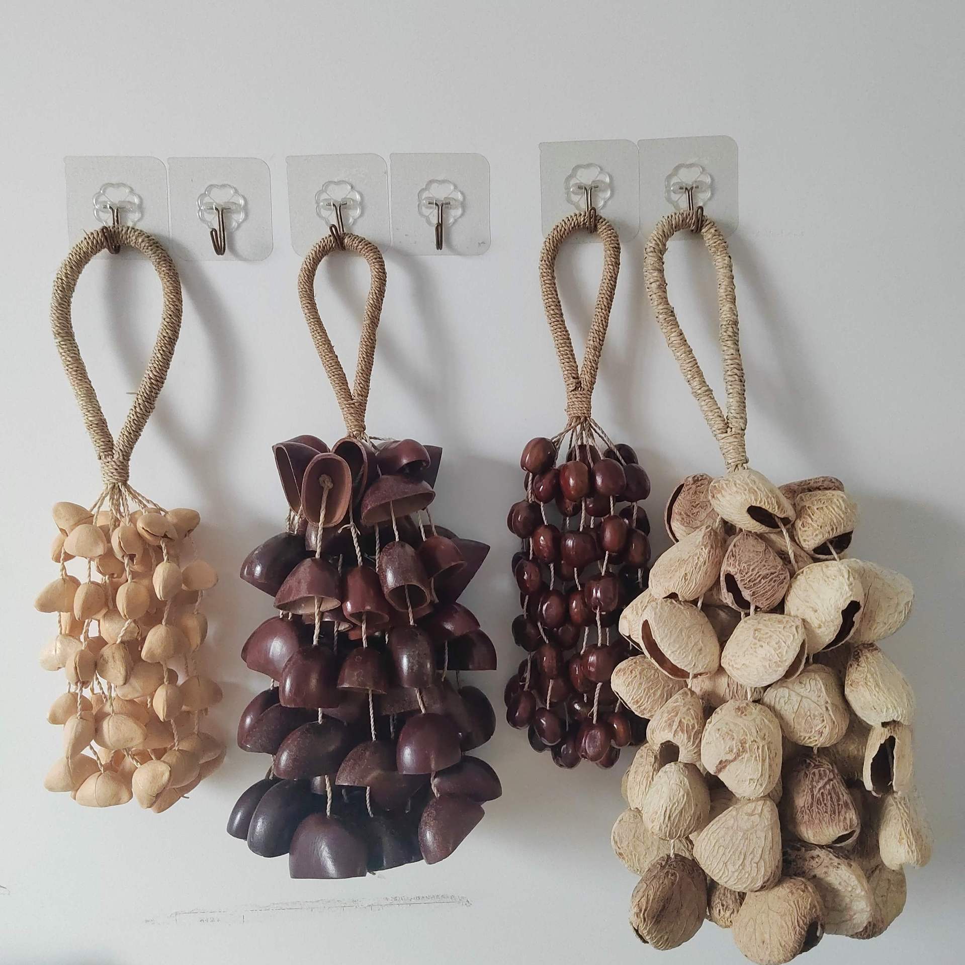 黑果壳摇铃手摇铃放松伴奏心灵疗愈乐器手工串铃排铃