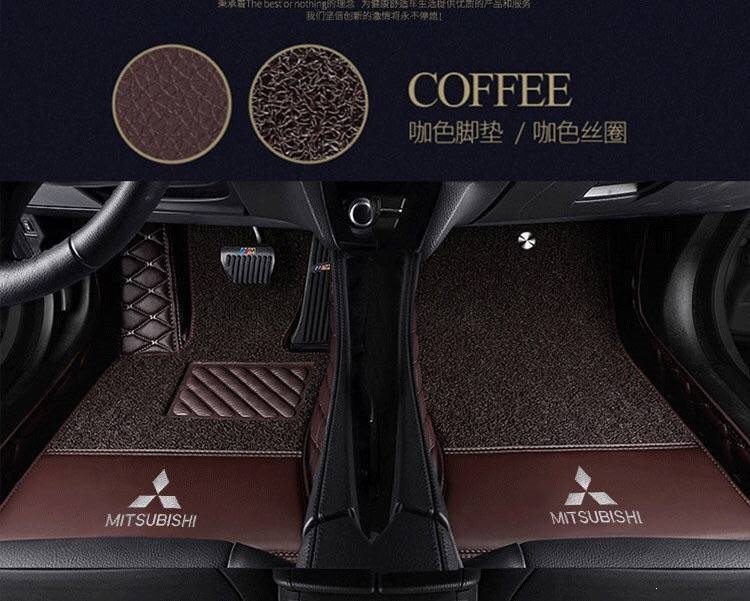Suitable for Mitsubishi Outlander, Eclipse Cross, Pajero, right-hand drive Lancer, Galant, and Junge full-coverage car floor mats