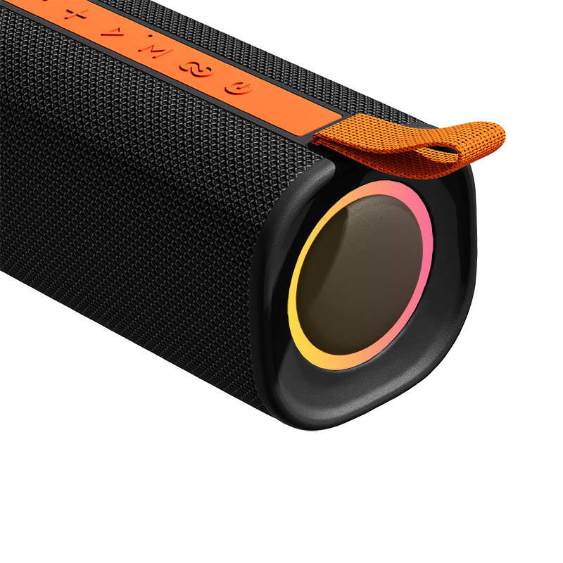 ST201 屋外ポータブル防水 IPX5 スピーカー大音量カプレット 16 ワット Bluetooth スピーカー M デザインスポットクロス|undefined