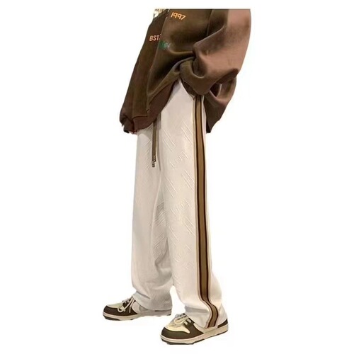 Men's pants spring and autumn fashion brand all-matching straight high-end loose sports pants