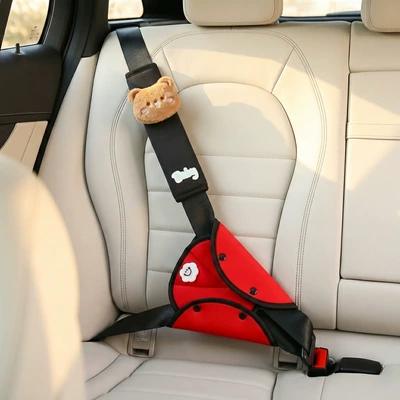 Seat belt shoulder pad | Item - regulator-bear-shoulder-pads-red