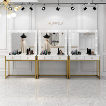 影楼化妆台带灯专业彩妆婚纱店学校化妆师化妆桌美容院梳妆台