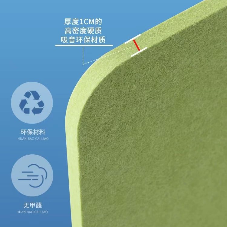 El bafle movible del escritorio del estudiante de la partición de la estación de la pantalla del escritorio sintió el tablero de aislamiento fonoabsorbente