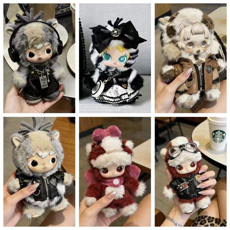 Only Doll Clothes/17Cm Accessory Full Outfit Set for Thousand-Mile Horse Happy Horse Dress, Dress, Overalls, and Costume Change