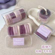 糖果色简约高弹力扎头绳女2025新款高弹力橡皮筋耐用发绳发圈发饰