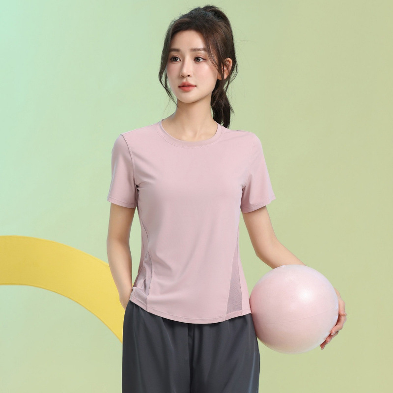 Ultra-Light Breathable Quick-Drying T-Shirt Sports Top for Women Outdoor Training Clothing Women's Running Short-Sleeved Casual Badminton Clothing Ultra-Light Breathable Quick-Drying T-Shirt Sports Top for Women Outdoor Training Clothing Women's Running Short-Sleeved Casual Badminton Clothing