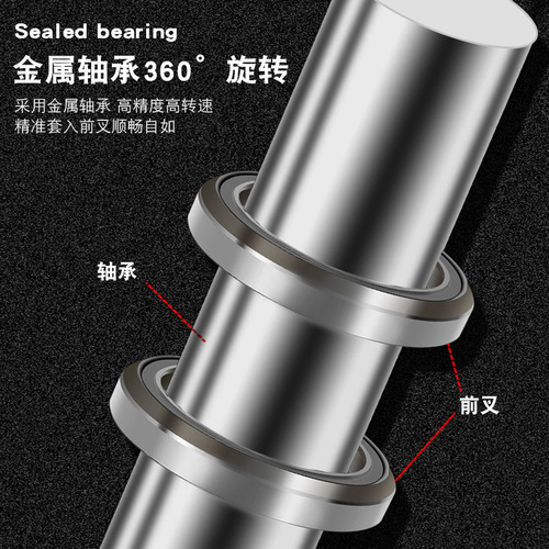 Bicycle headset set 44-55/56 tapered 42mm52mm straight tube mountain bike head bearing front fork wrist set