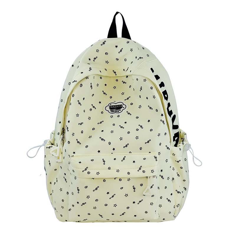 Mochila Escolar a Lunares para Estudiantes de Nylon para Escuela image 6