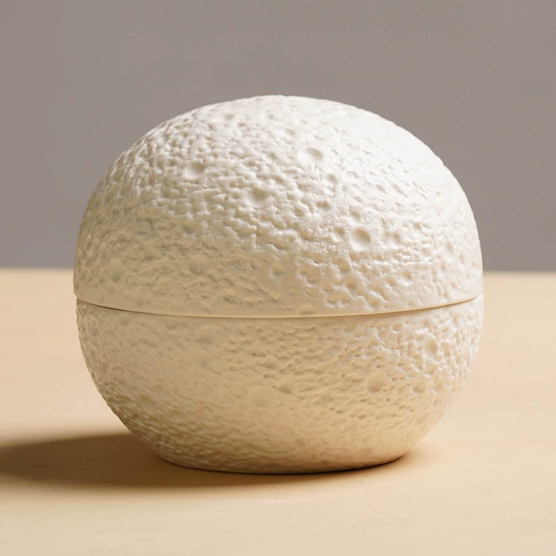 Stone pattern 4.5 -inch Creative Moon Ceramics Moleted Bowl Ballical Cup Snack Cup Snack Formula Exit Ceramics