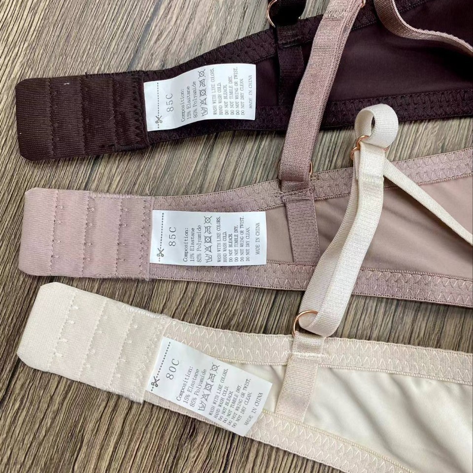 Nueva ropa interior de mujer europea y americana confortable sujetador brillante con anillo de acero fabricantes de sujetadores delgados al por mayor