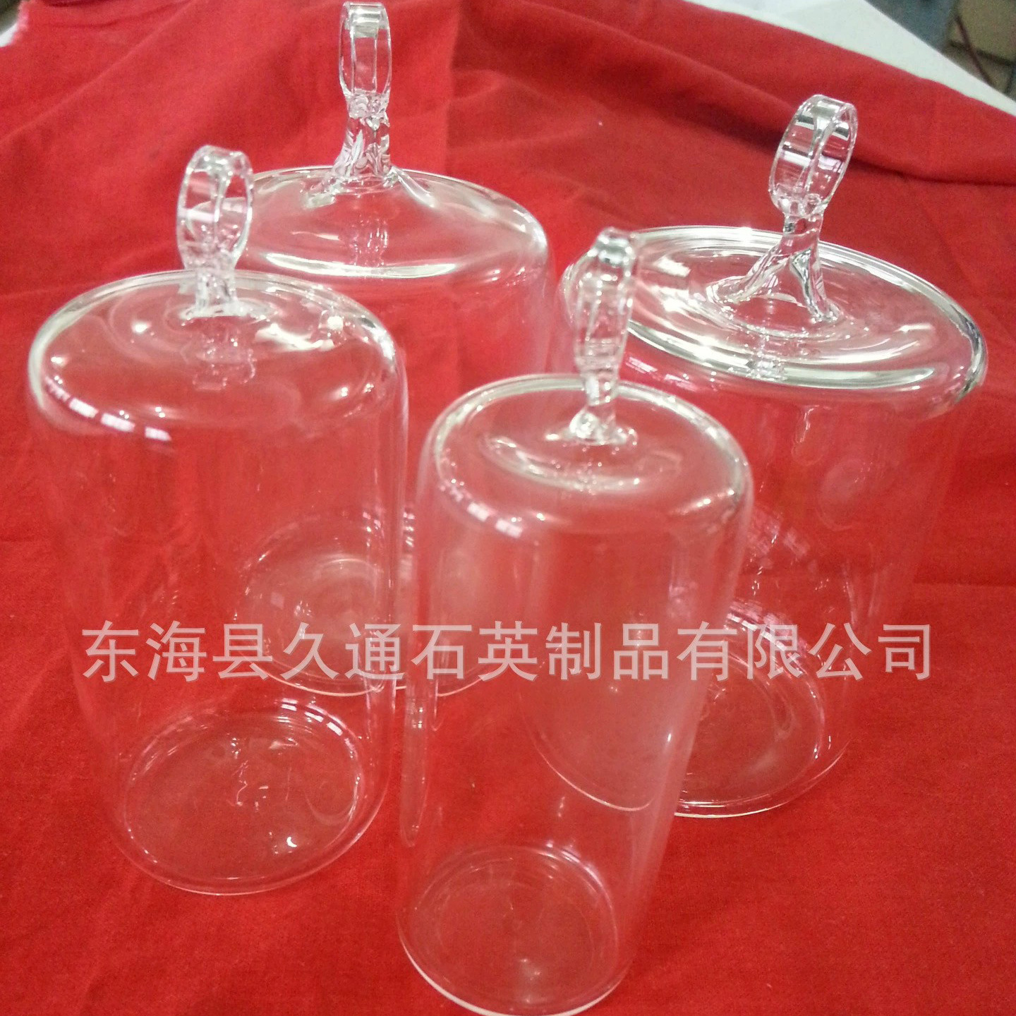 标准口石英仪器三口瓶 三口烧瓶 直三口圆底反应瓶规格全不同口径