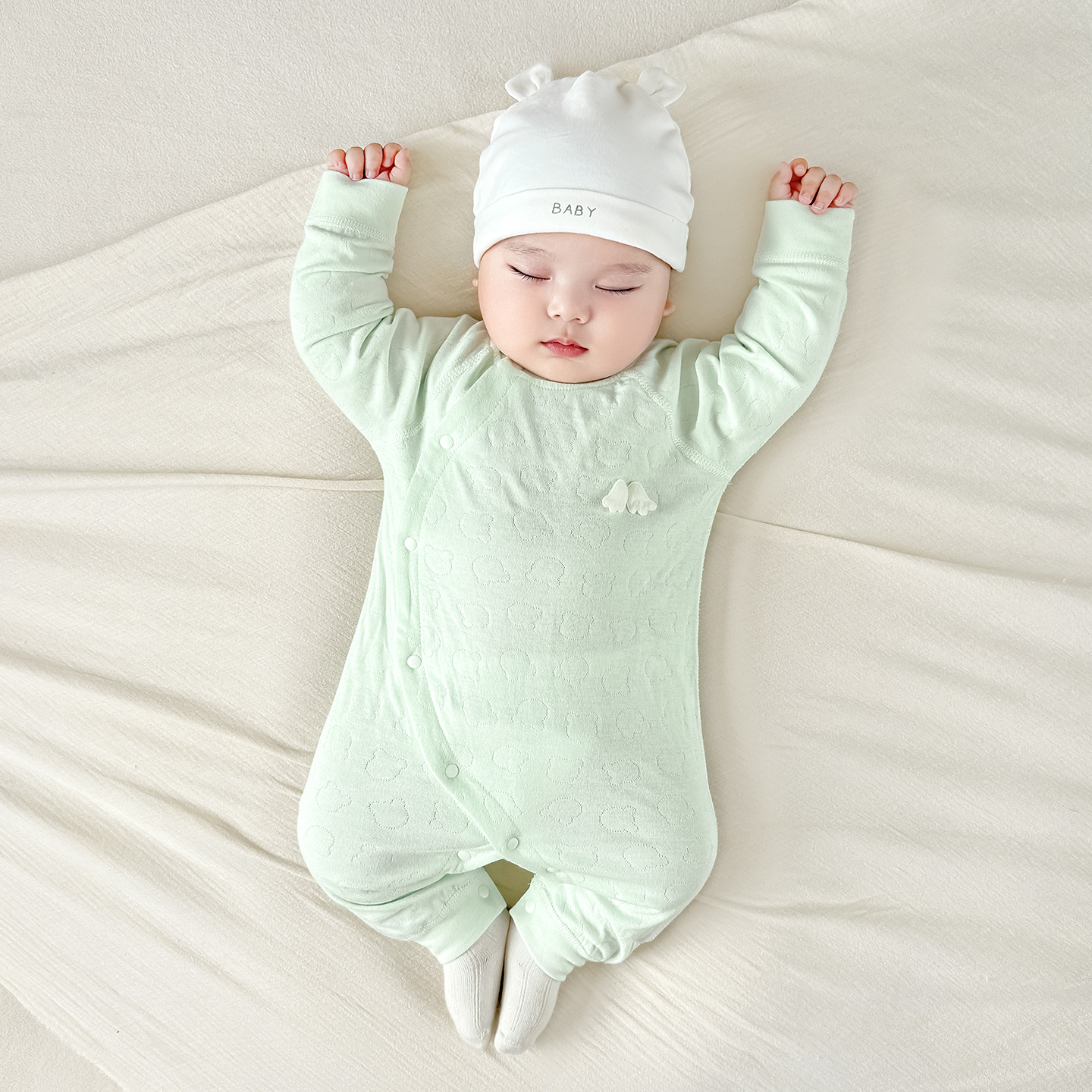 Primavera y otoño, camiseta infantil, camiseta de algodón delgada, ropa de recién nacido, ropa de otoño para bebés