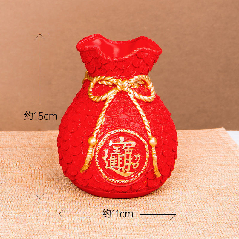 Bolsa de resina roja