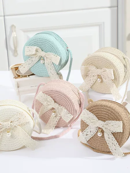Factory Direct Straw Bag Woven Joker Crossbody Change Small Garden Bag New Women's Summer Beach Straw Bag Cross-border