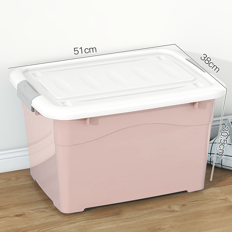 特大透明プラスチック収納ボックス厚みのある家庭用衣類キルト収納ボックス本収納ボックス大|undefined
