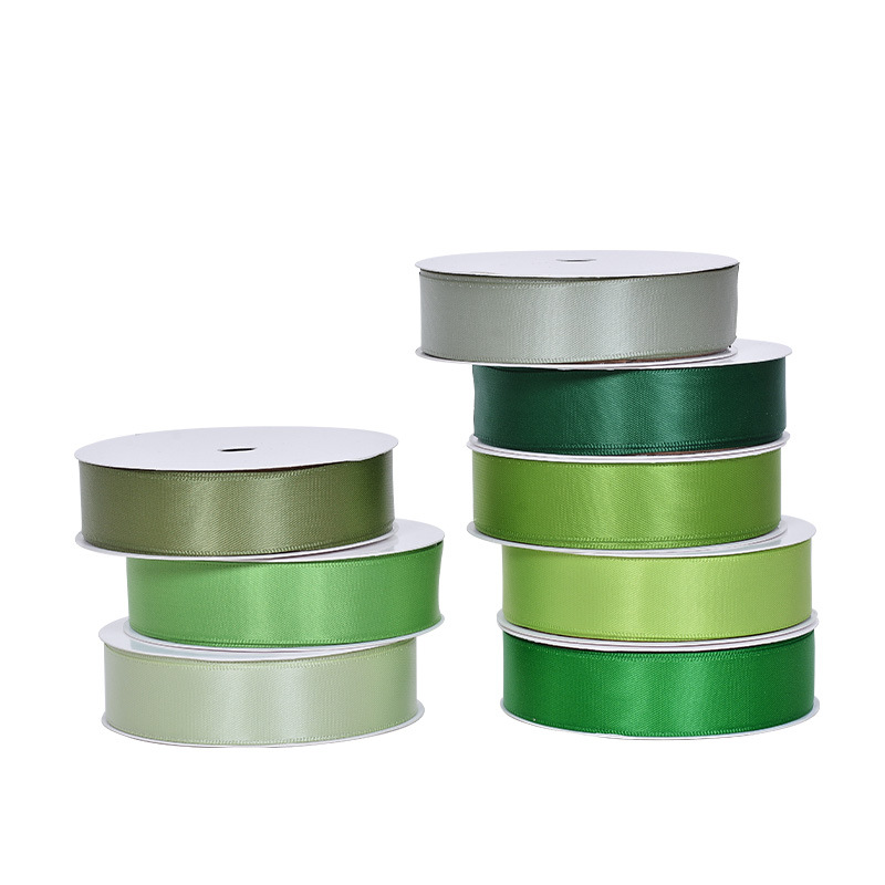 Yao Ming 2,2 cm cinta de una sola cara cinta de poliéster DIY accesorios para el cabello ropa caja de regalo cinta de embalaje de flores al por mayor