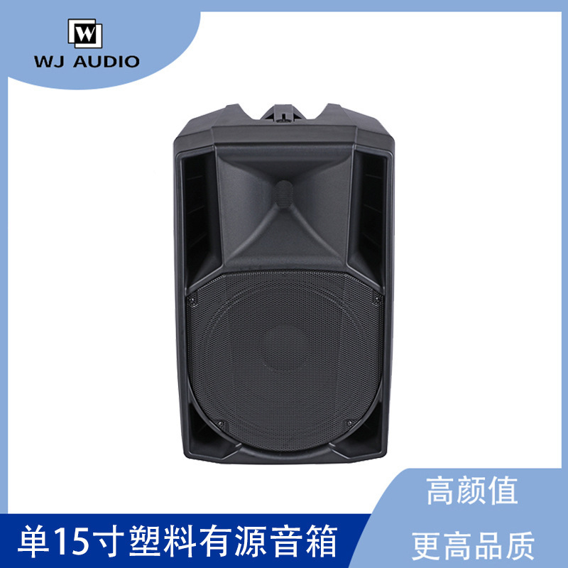Professional Single 15inch Plastic Active Speaker Outdoor Performance Home Karaoke with Dsp with Bluetooth Full Frequency Active Speaker Professional Single 15inch Plastic Active Speaker Outdoor Performance Home Karaoke with Dsp with Bluetooth Full Frequency Active Speaker