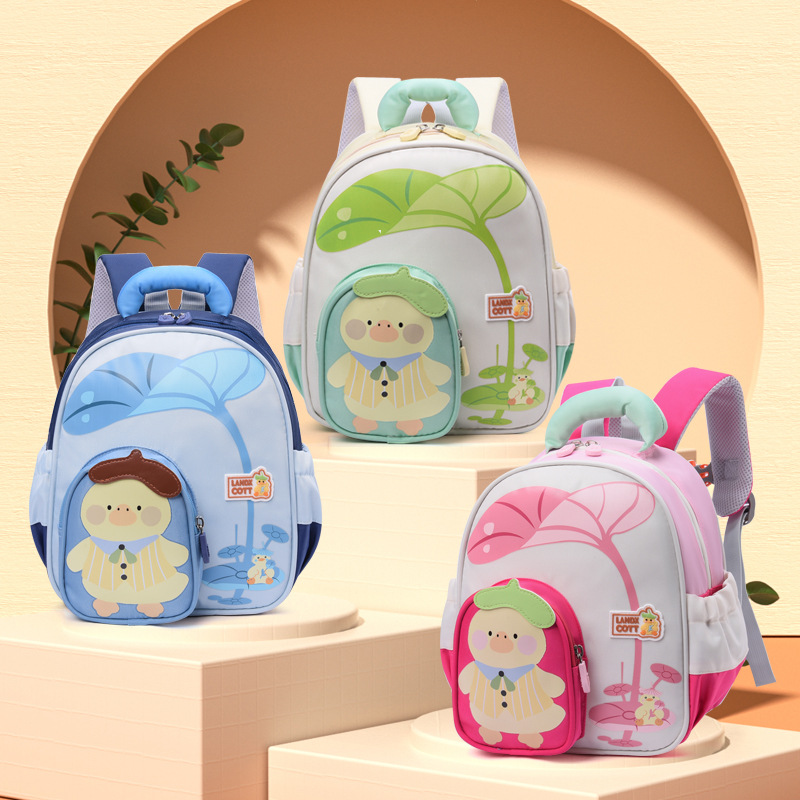 Nuevas mochilas de jardín de infantes transfronterizas lindas mochilas de caricatura para bebés de hombre y mujer, mochilas de espalda ligera para niños