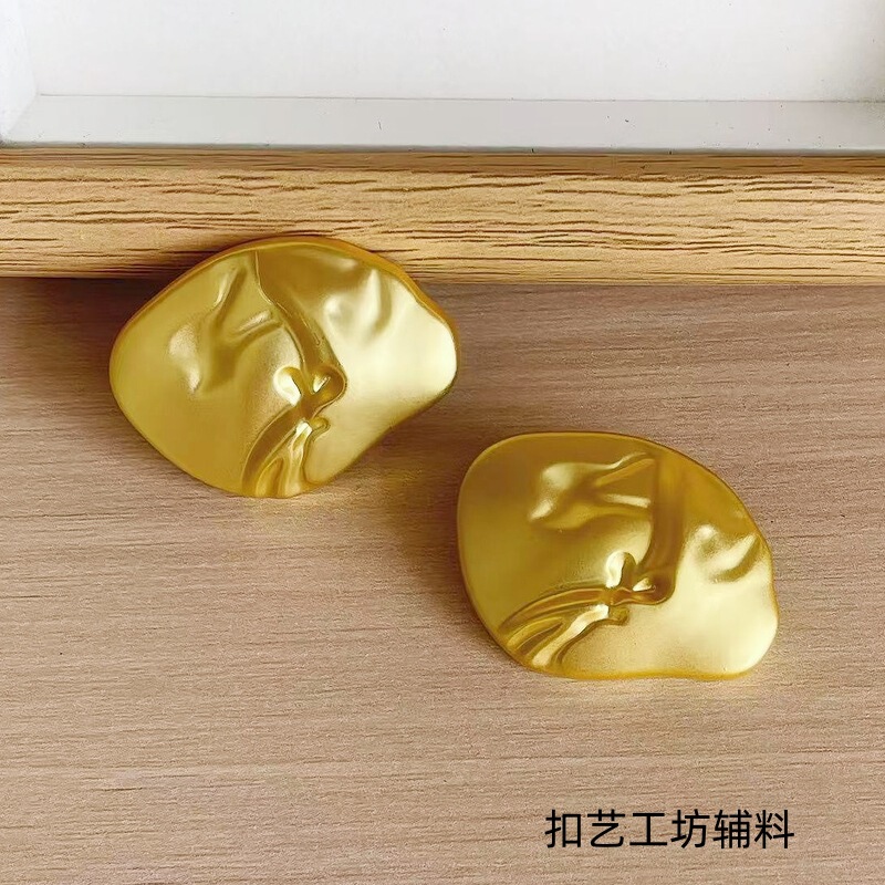 异型高级感不规则金属纽扣时尚精致小香风毛呢大衣外套风衣手缝扣|undefined
