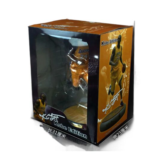 Basketball Star NBA Kobe 1/6 Real-life Head Carving Black Mamba Manzhilin GK Scene Boxed Hand-held