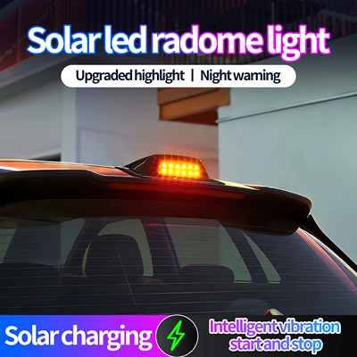 Avtomobil LED günəş xəbərdarlıq işığı, naviqasiya, oğurluq əleyhinə radar işığı