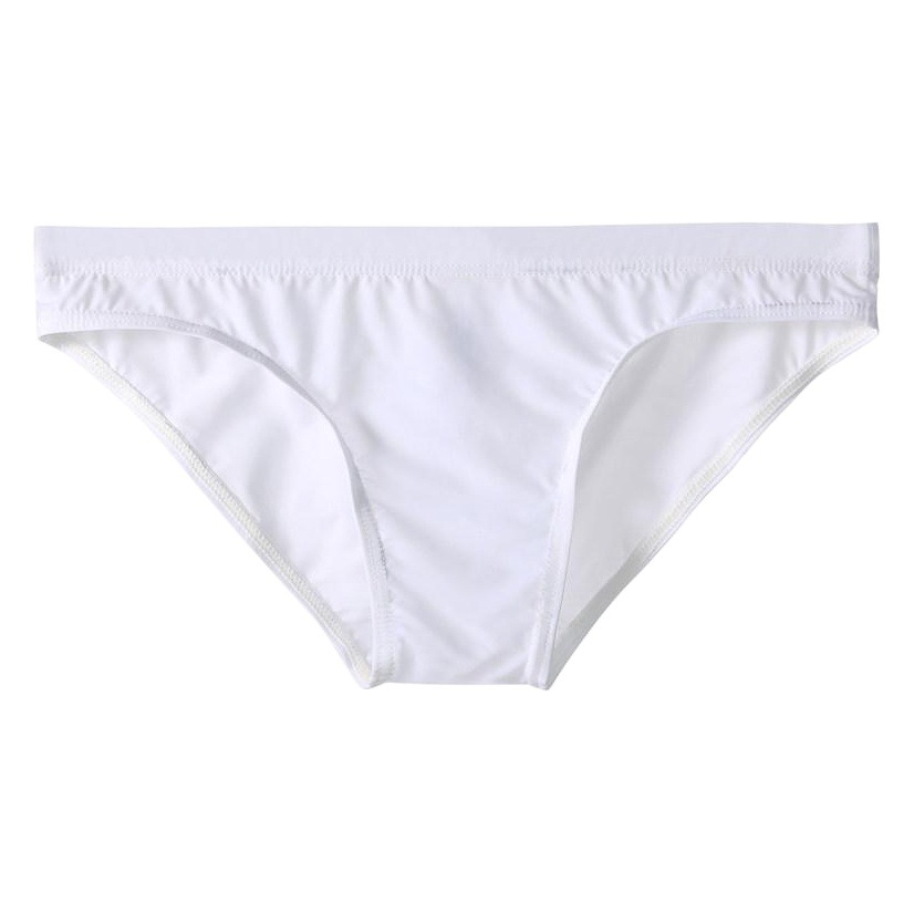 君も男性の氷糸透明下着無袋ガードル三角パンツの薄い低腰セクシー通気青年ズボンの頭