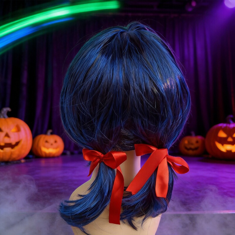 Ladybug Princess Hair Cos Performance Wig Halloween Carnival Dress up Wig Ladybug Princess Hair Cos Performance Wig Halloween Carnival Dress up Wig