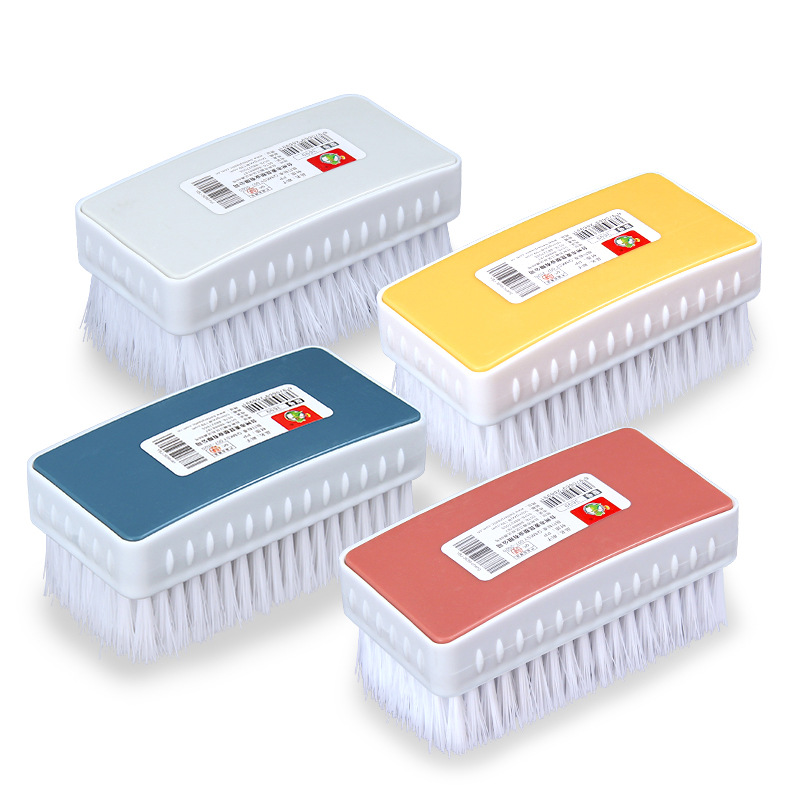 Grandes almacenes, uso diario, nuevo estilo, combinación de carcasa de plástico, cepillo de limpieza, cepillo de zapatos, cepillo de lavandería de cerdas para ropa al por mayor